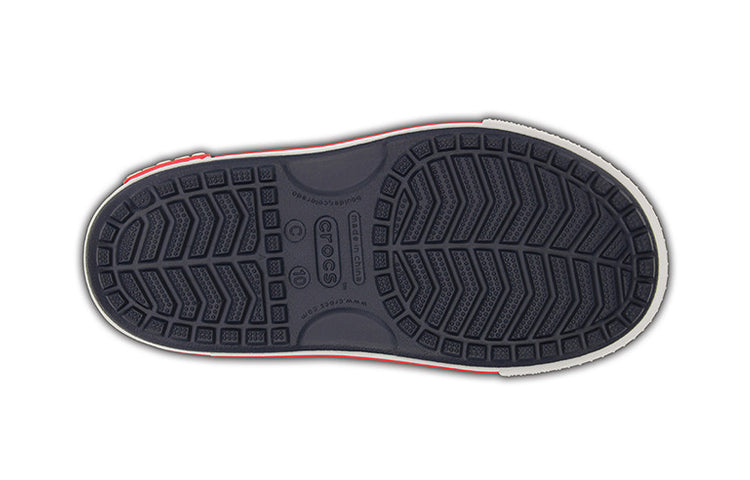 (PS) Crocs Velcro Flat Sports Deep Blue Sandals 14854-462