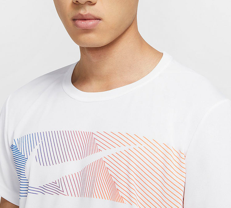 Nike Dri-Fit Superset Printing Short Sleeve White CT3534-100