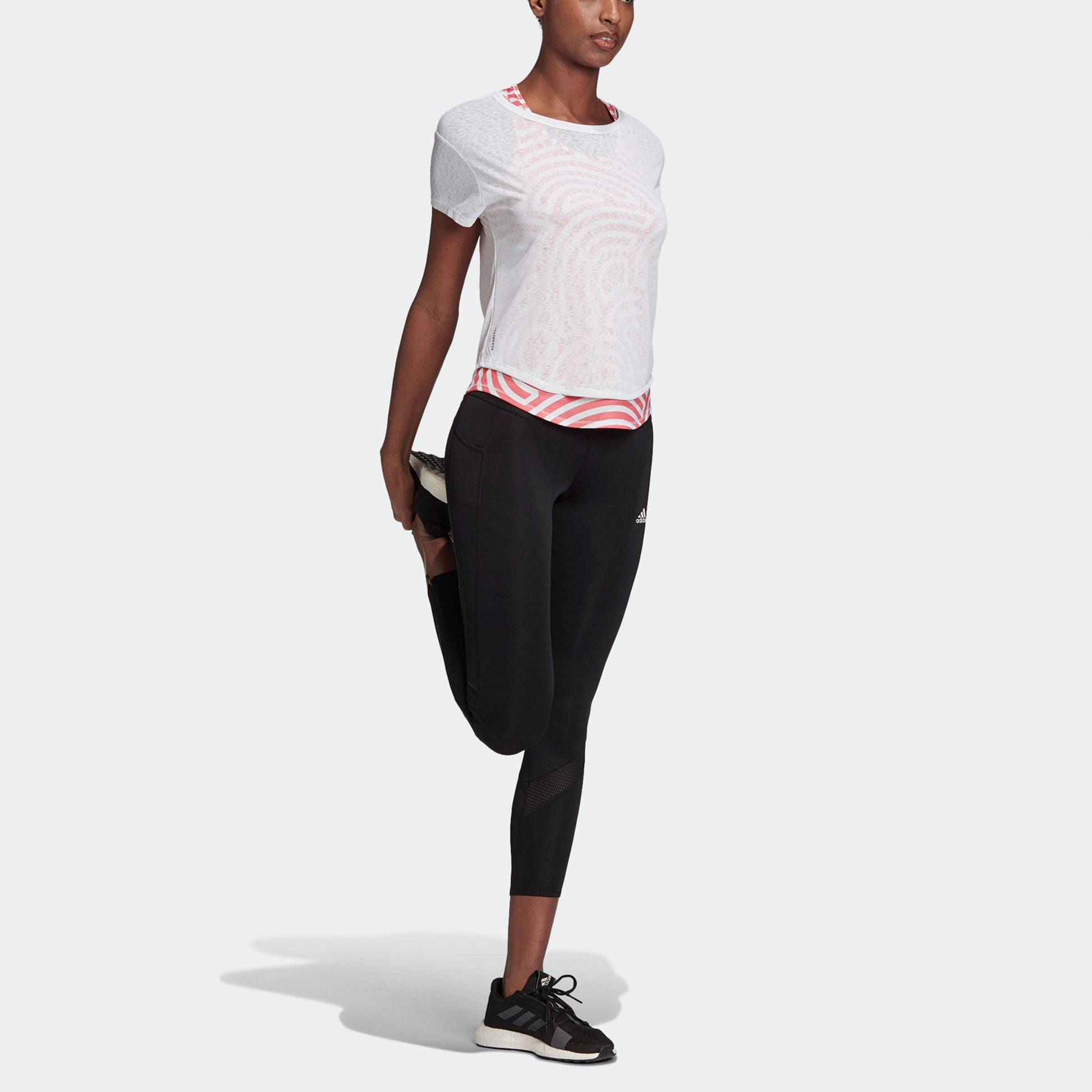 (WMNS) adidas x Takahashi Riko Tee White/Red GD5035