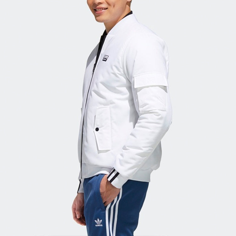 adidas originals Sports reversible aviator Jacket White FT6896