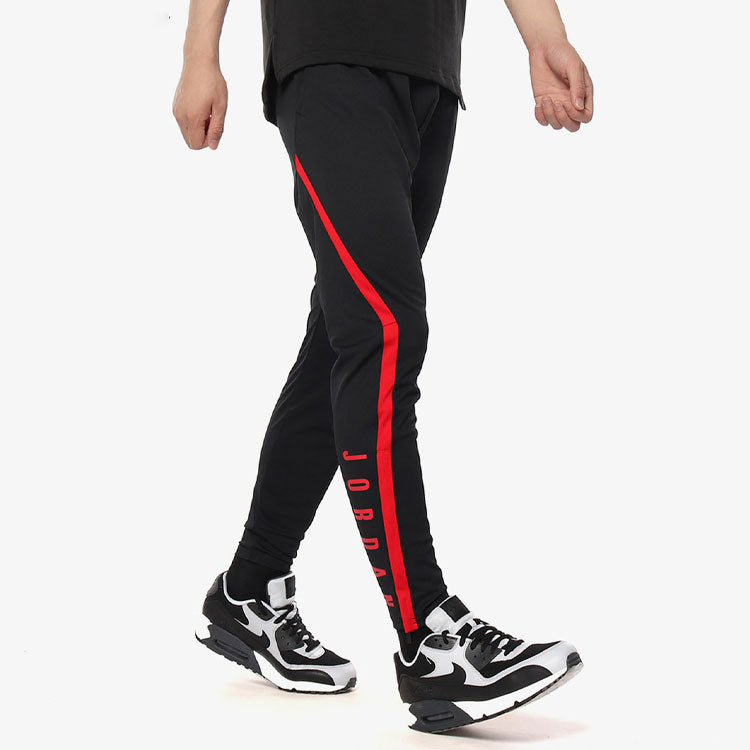 Men's Air Jordan 23 Alpha Dri-fit Training Slim Fit Sports Pants/Trousers/Joggers Black Red 889712-011