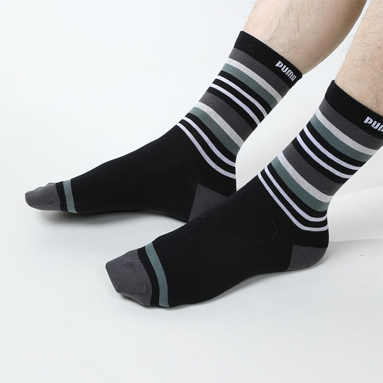 PUMA Casual Long Socks 3 Pack 'Black White' 701206530-001