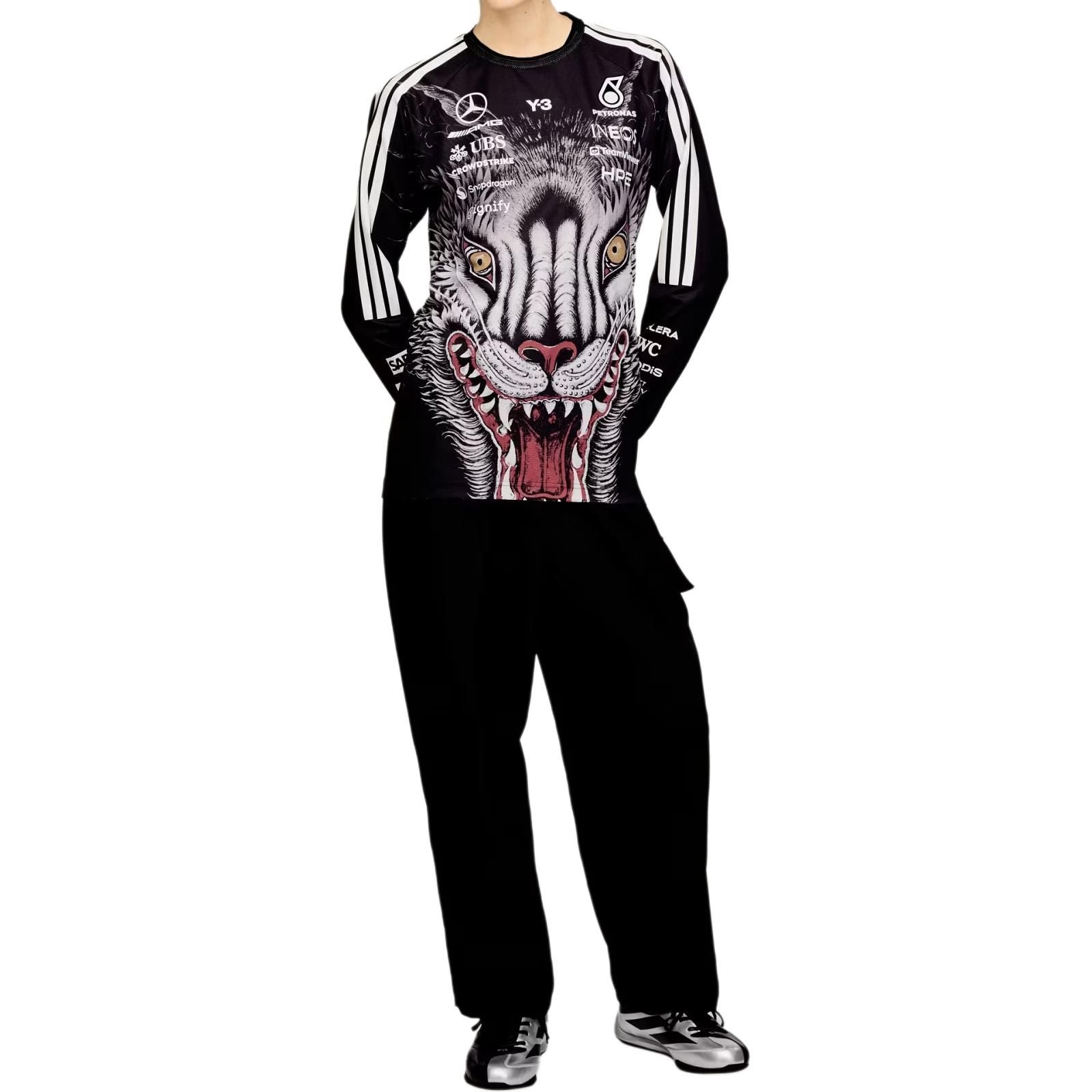 adidas Y-3 F1 Driver Jersey 'Black' KQ9852