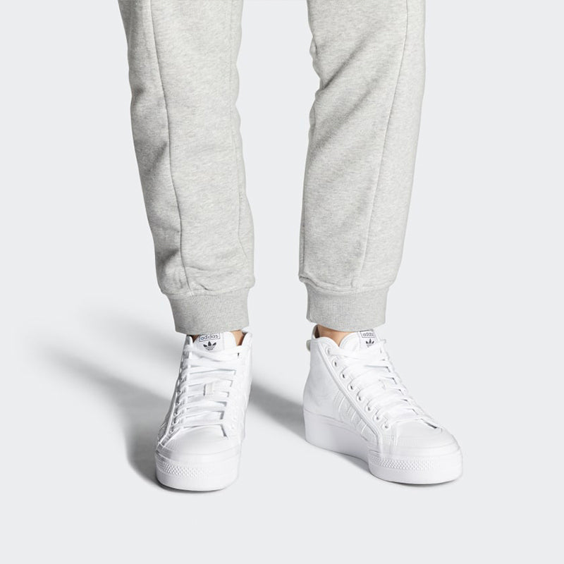 (WMNS) adidas Nizza Platform Mid 'Cloud White' FY7602