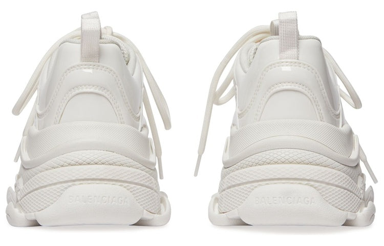 (WMNS) Balenciaga Triple S Sneakers 'White Rubber' 734953W2PAA9000