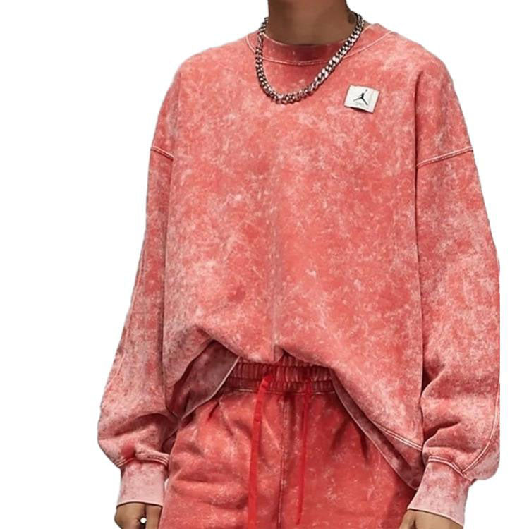 (WMNS) Air Jordan Flight Oversize Fleece Sweatshirt 'Red' DQ4602-605
