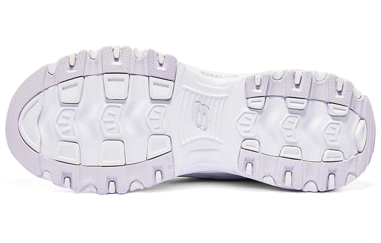 (WMNS) Skechers D'Lites 1.0 'White Purple' 896738-WLV