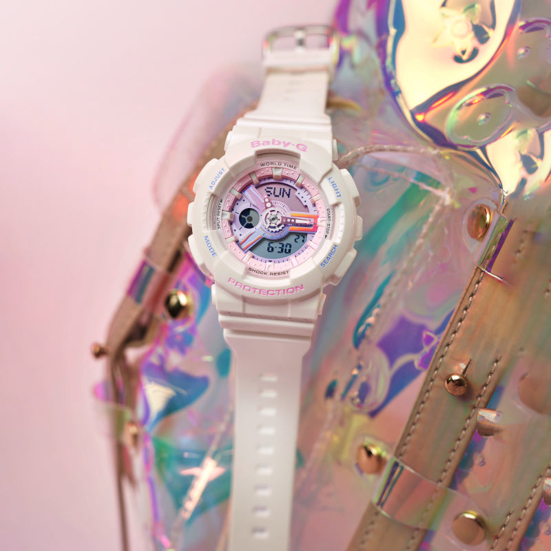 CASIO Baby-G 'White Pink' BA-110PL-7A1PR