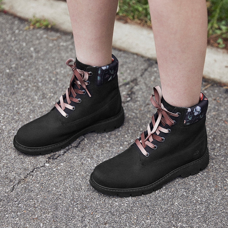 (WMNS) Timberland Lucia Way 6 Inch Charm Waterproof Boot 'Black Nubuck' A2HWZW