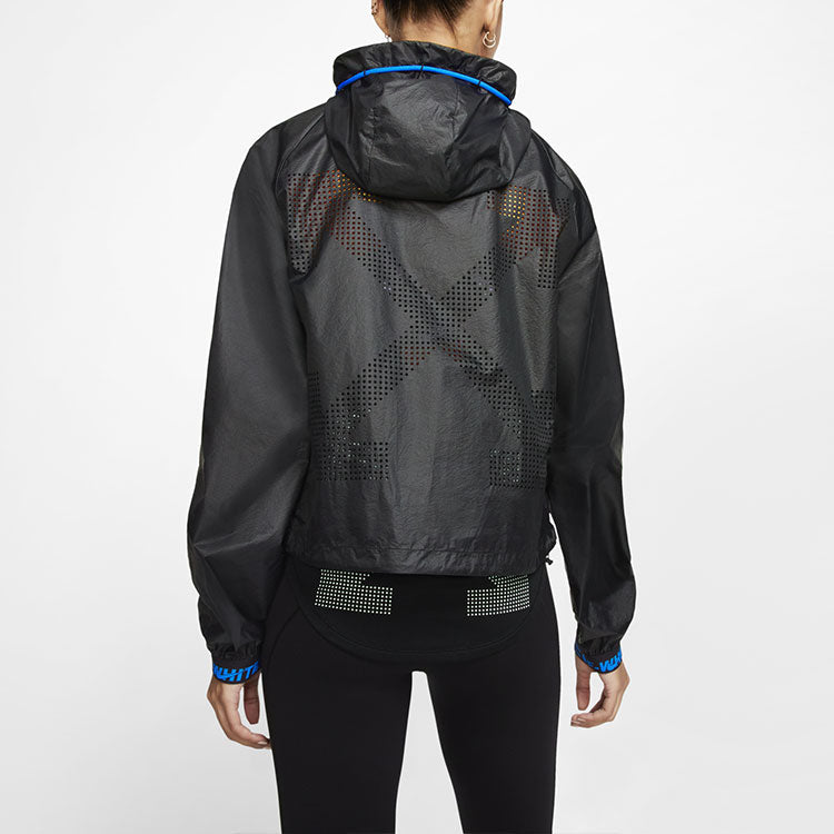 (WMNS) Nike x Off-White Jacket 'Black Blue' BV8039-010
