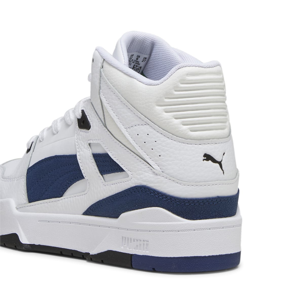 PUMA Slipstream High Cracked Leather 'White Navy' 393273-01