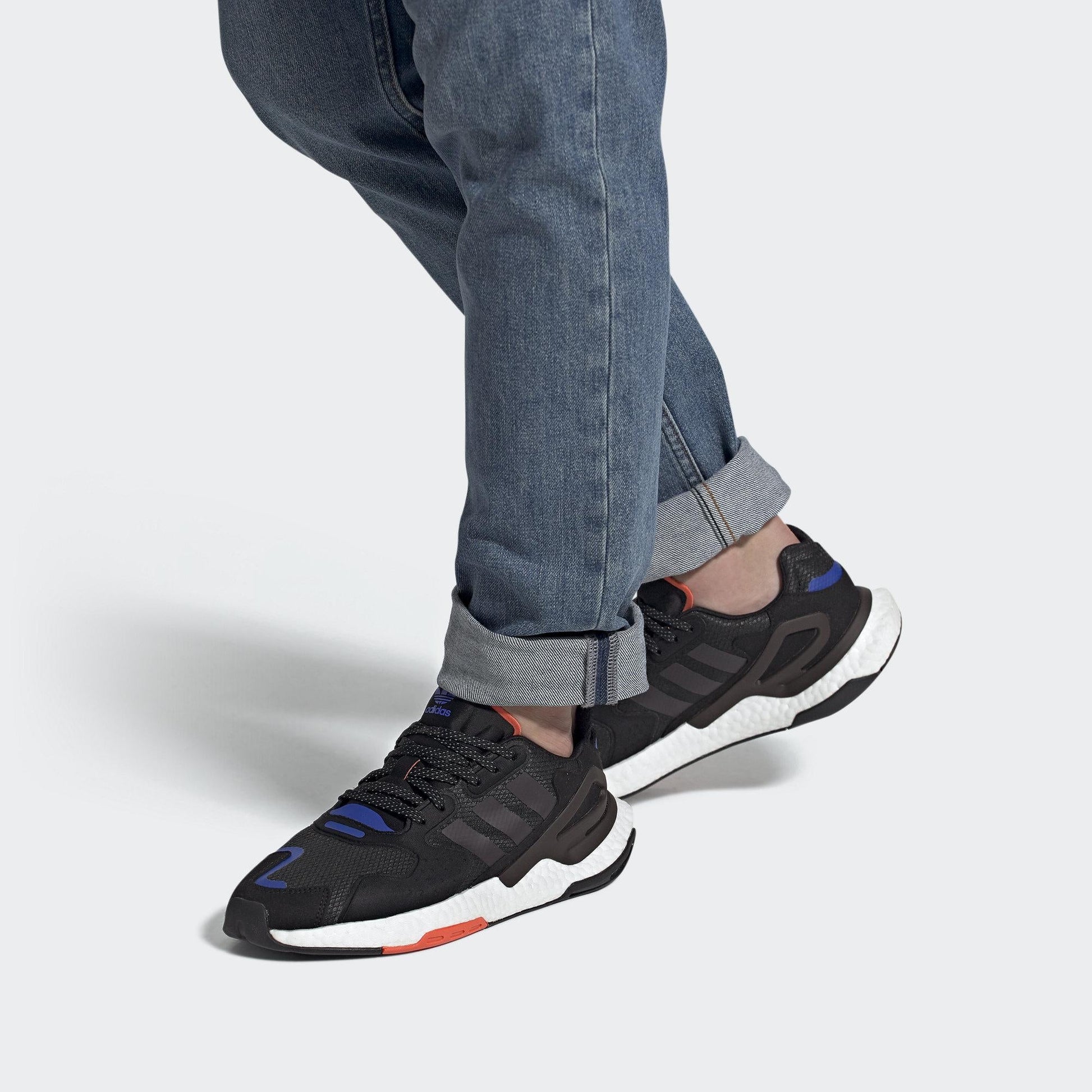 adidas Day Jogger 'Black Solar Red' FW4818