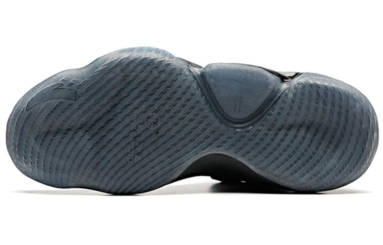 ANTA Mid Top Basketball Shoes 'Black Gold White' 91941181-3