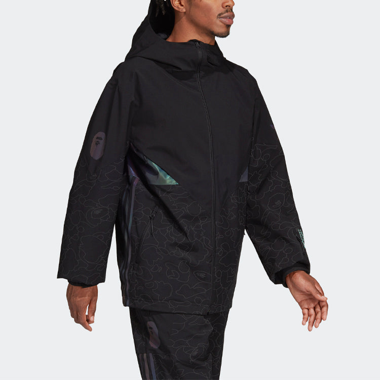 adidas x A Bathing Ape Snow Jacket 'Black' DU0202
