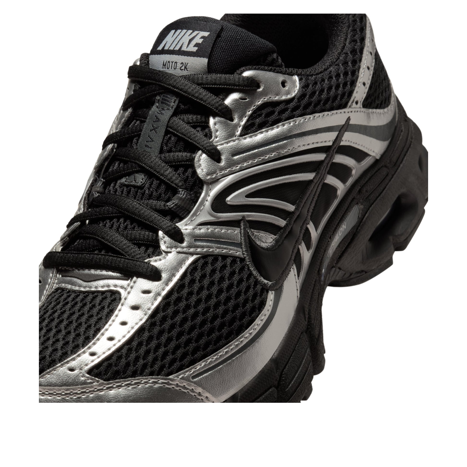 (WMNS) Nike Air Max Moto 2K 'Black Metallic Silver' HQ2056-007