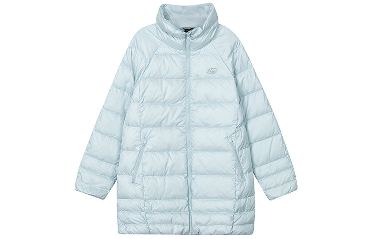 (WMNS) Skechers Casual Long Down Jacket 'Multu-Color' L421W017