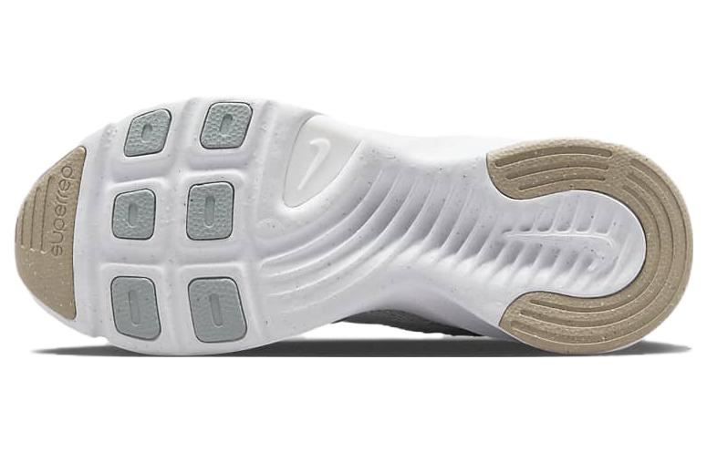 (WMNS) Nike SuperRep Go 3 Next Nature Flyknit Premium 'Silver White' FB8059-001