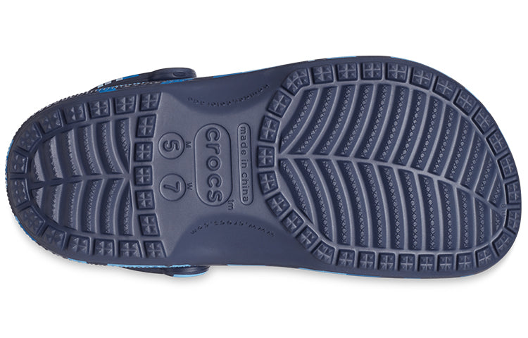 Crocs Classic Printed Camo Clogs 'Blue Navy' 206454-4HQ