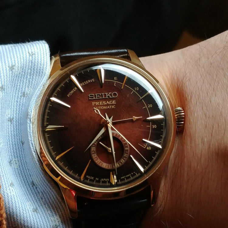 Men's SEIKO Presage Suit Mechanical Brown SSA392J1