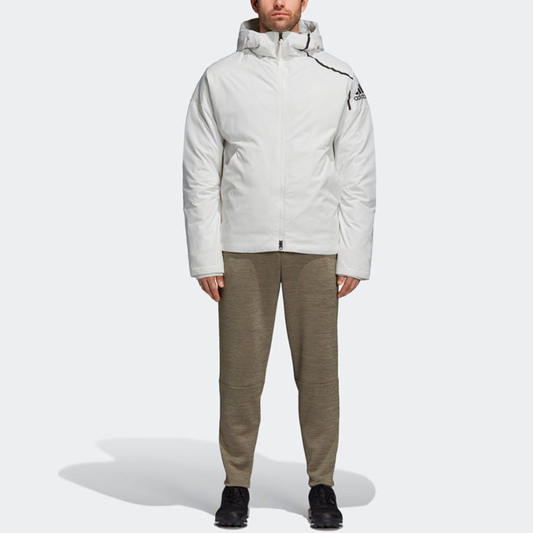 Men's adidas ZNE JKT Outdoor Down White Jacket CY8617