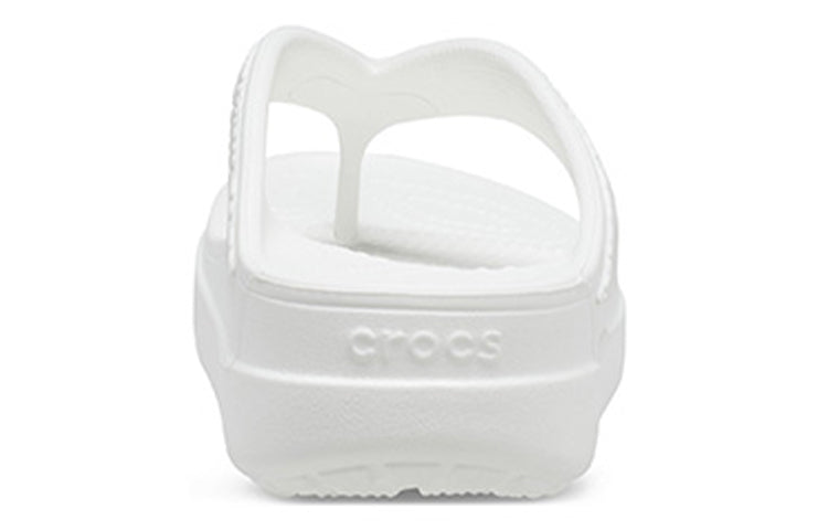 (WMNS) Crocs Sloane Snake Lightweight Cozy Sports Slippers White 206918-100
