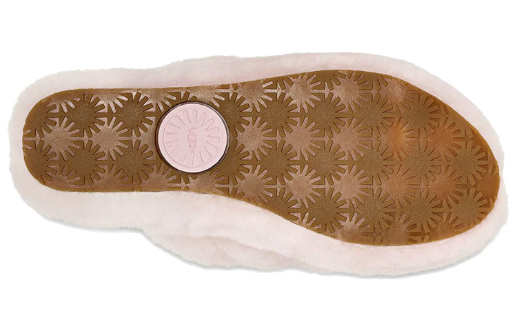 (WMNS) UGG Fluff Yeah Slide Thick Sole Shoe Pink 1095119-SLPN
