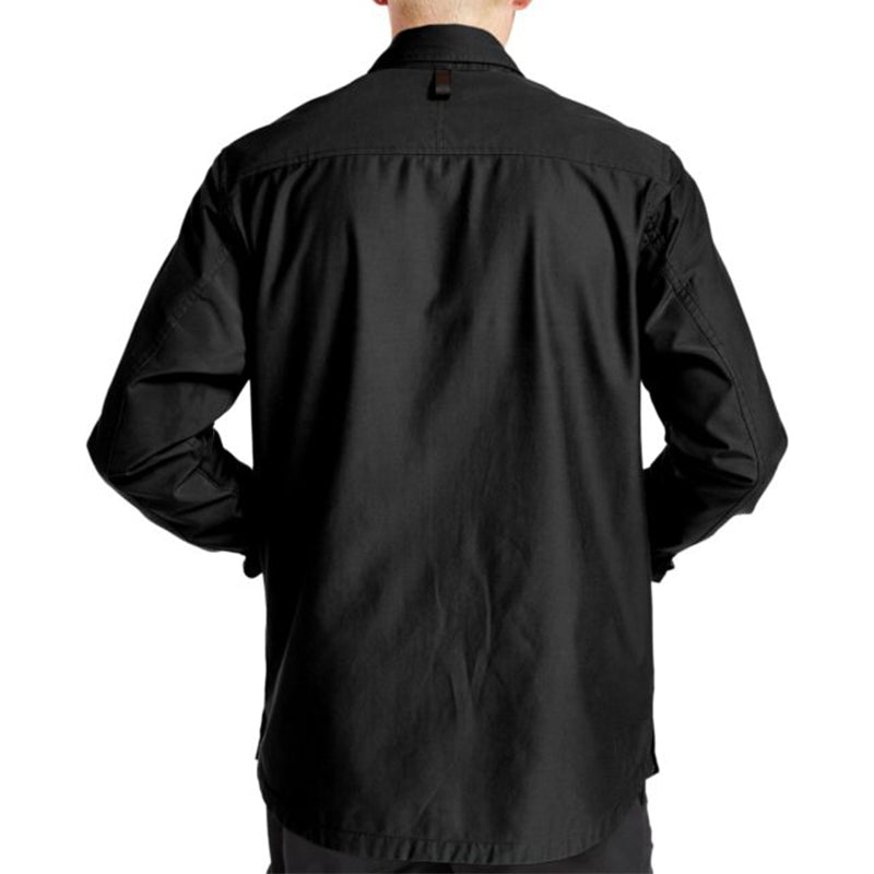 Men's Timberland Multiple Pockets Forked Shirt Jacket Black A2BD7001