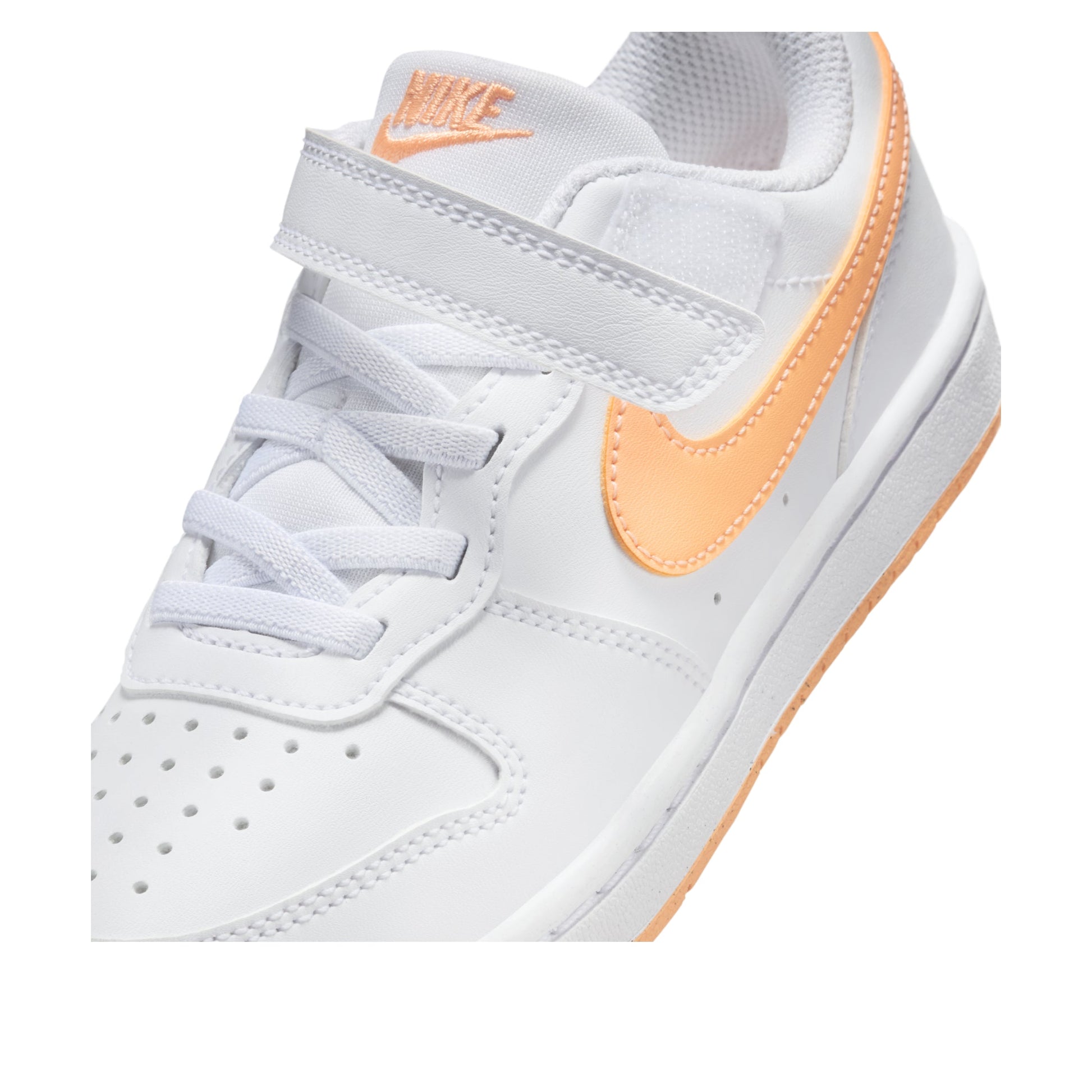 (PS) Nike Court Borough Low Recraft 'White Orange' DV5457-119