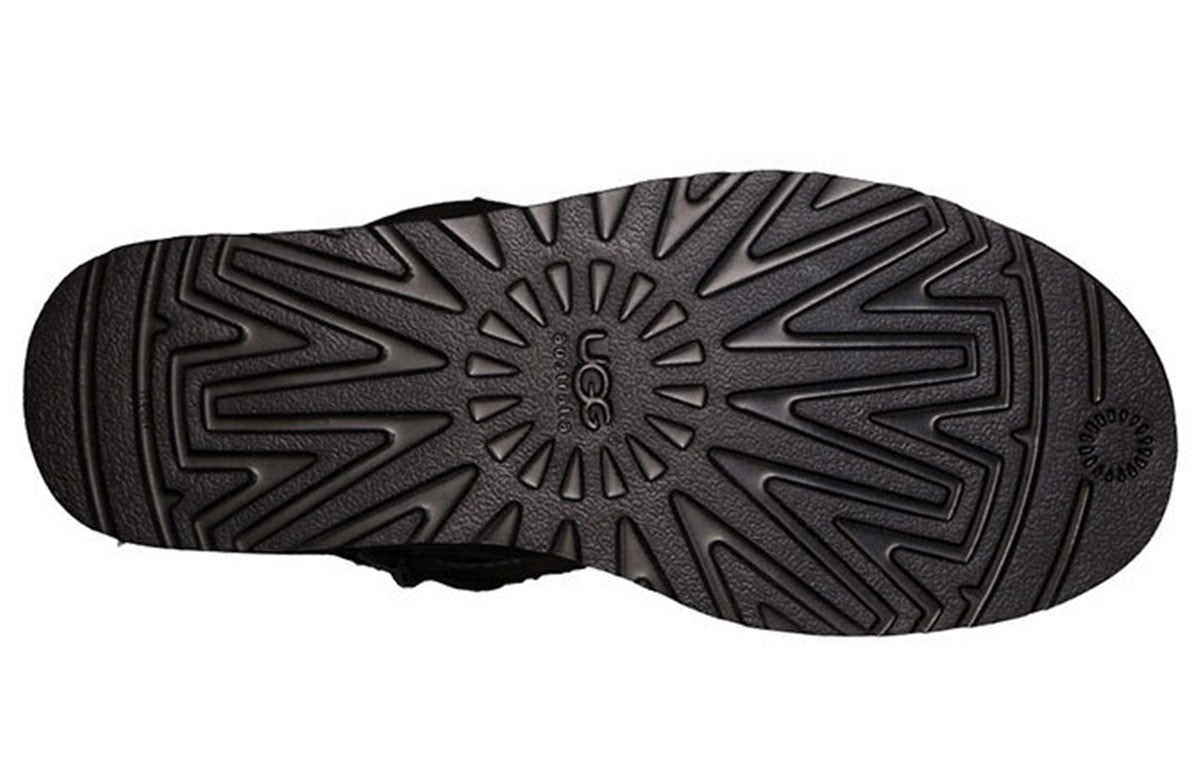 (WMNS) UGG Bailey Bow Stripe 1090941-BLK