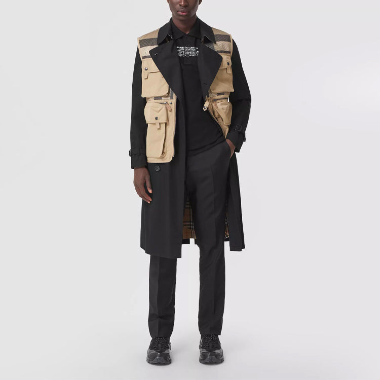 Burberry FW21 Letter Pattern Polo Male Black 80427501
