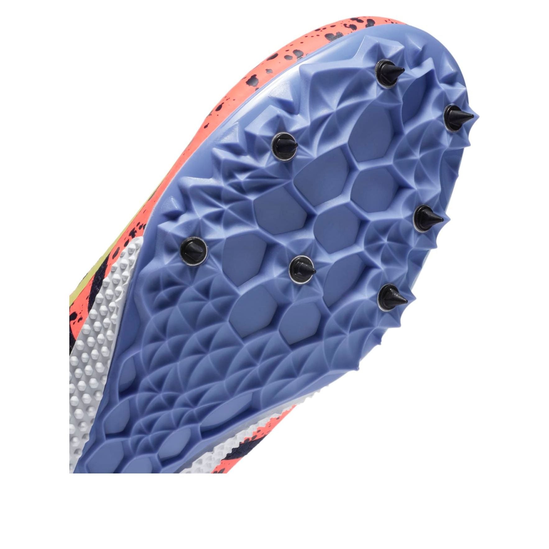 (WMNS) Nike Air Zoom Rival S 9 Spikes 'Paint Splatter Bright Mango Zitron' 907565-801