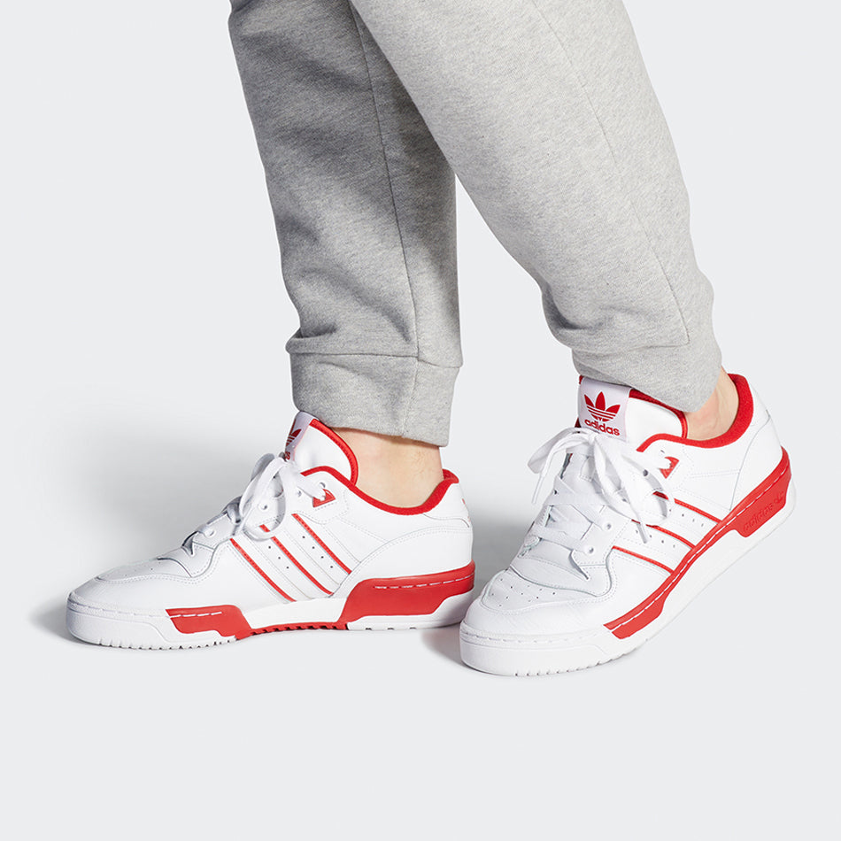 adidas Rivalry Low 'White Scarlet' EE4658