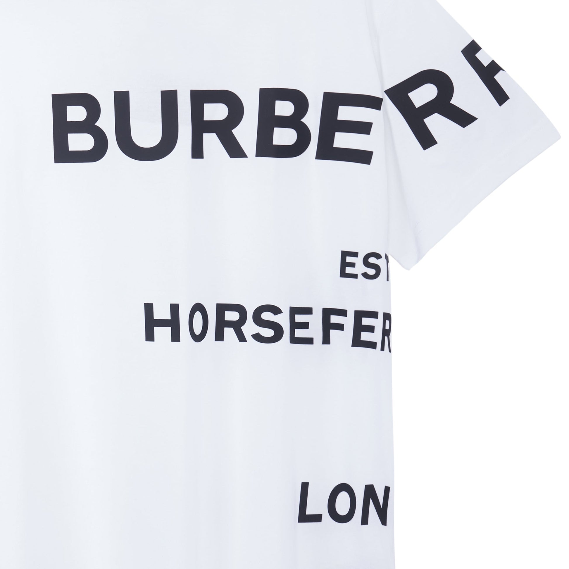 Burberry SS21 Horseferry Logo Men's White 80406911