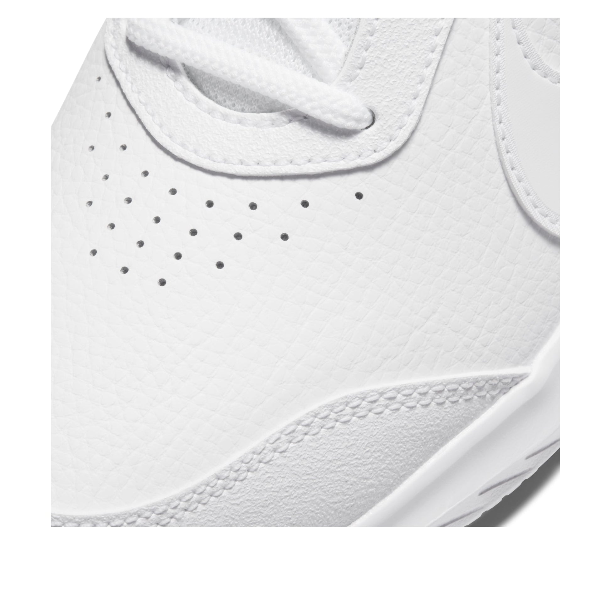 (GS) Nike Varsity Leather 'Triple White' CN9146-101