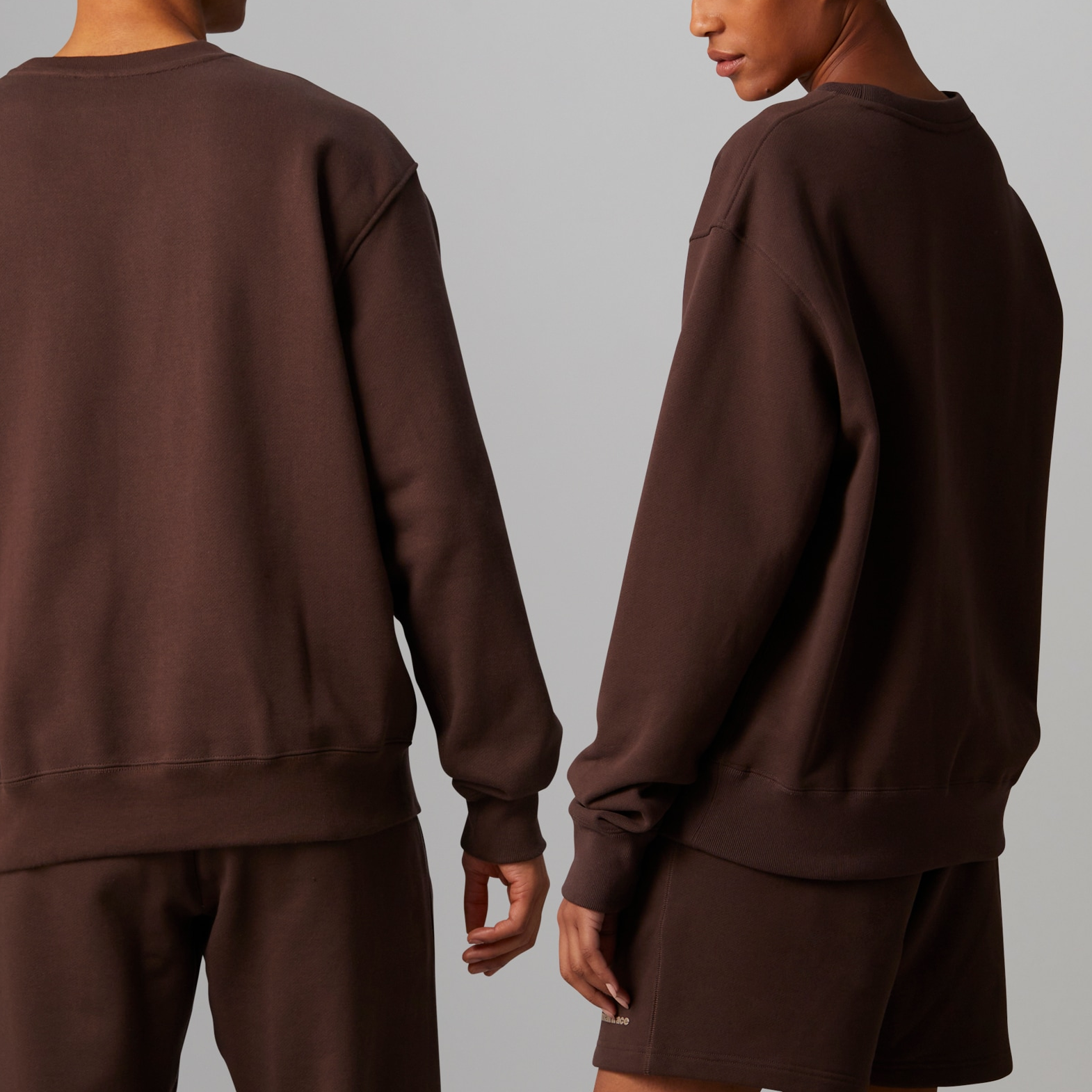 adidas x Pharrell Humanrace Logo Sweatshirt 'Brown' HI5541
