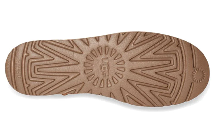 (WMNS) UGG Classic Mini Logo Zip 'Chestnut' 1122671-CHE