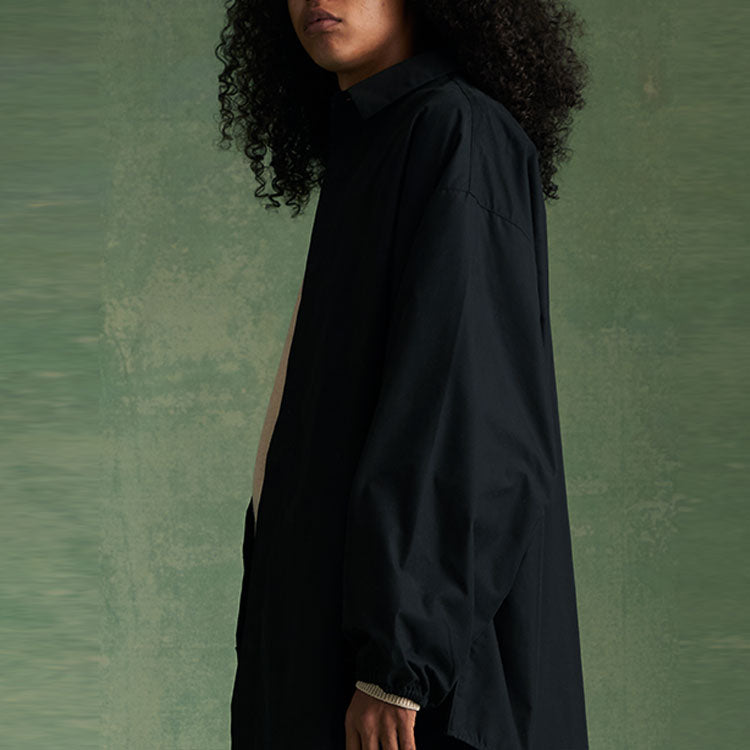 Fear of God Essentials FW23 Button Down Shirt 'Jet Black' 186BT234020F