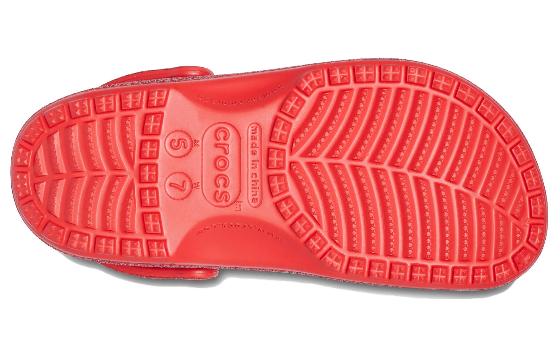 Crocs Classic Glitter Clogs 'Flame' 205942-8C1