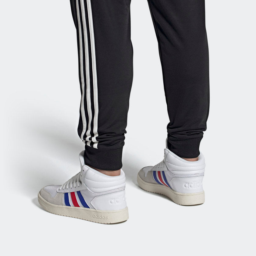 adidas Hoops 2.0 Mid 'White Royal Scarlet' FW8252