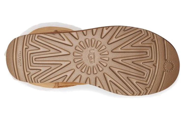 (WMNS) UGG Mini Bailey Bow Glimmer Chestnut 1125795-CHE