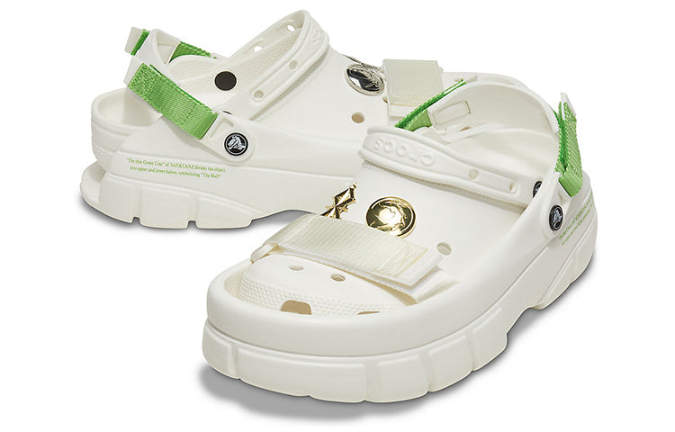 Crocs Sankuanz x Clog 'White Green' 206900-100