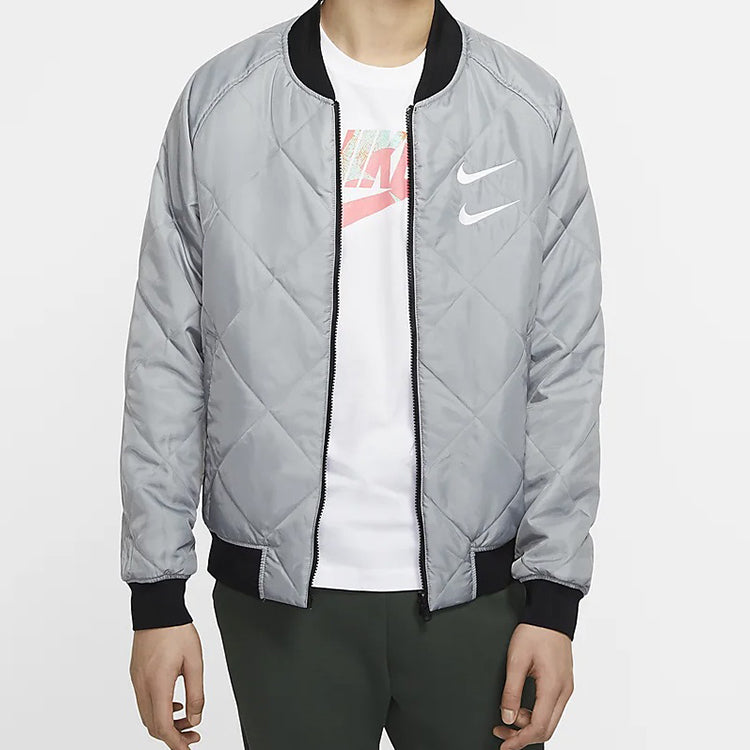 Nike Reversible Woven Jacket Black Gray 'Black Grey' CJ4876-010
