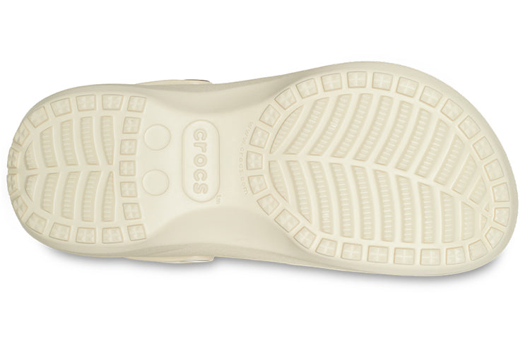 (WMNS) Crocs Classic Platform Lined Clog 'Bone' 207938-2Y2