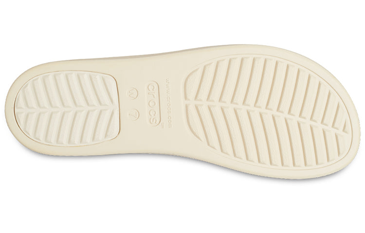 (WMNS) Crocs Brooklyn Slide 'White Beige' 208728-2Y2