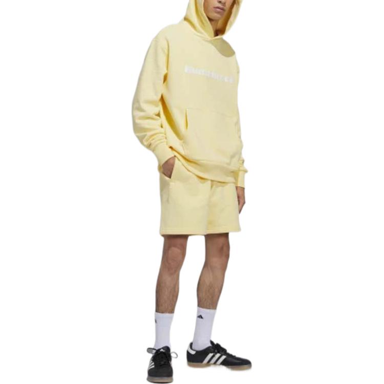 adidas x Pharrell Humanrace Logo Hoodie 'Yellow' H46993