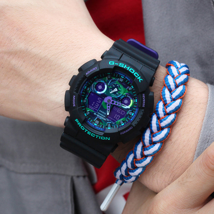 CASIO G-Shock Analog-Digital 'Black' GA-100BL-1A