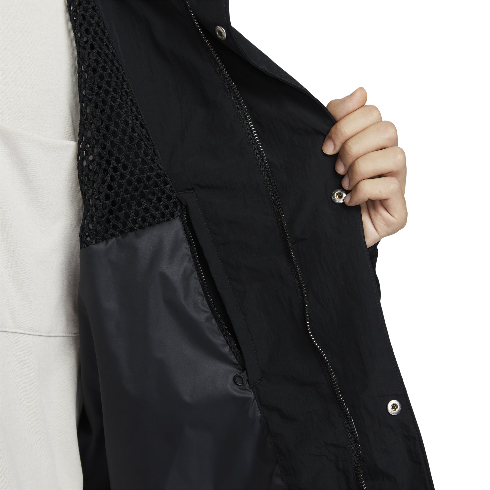 Nike Tech Jacket Asia Sizing 'Black' FZ0715-010