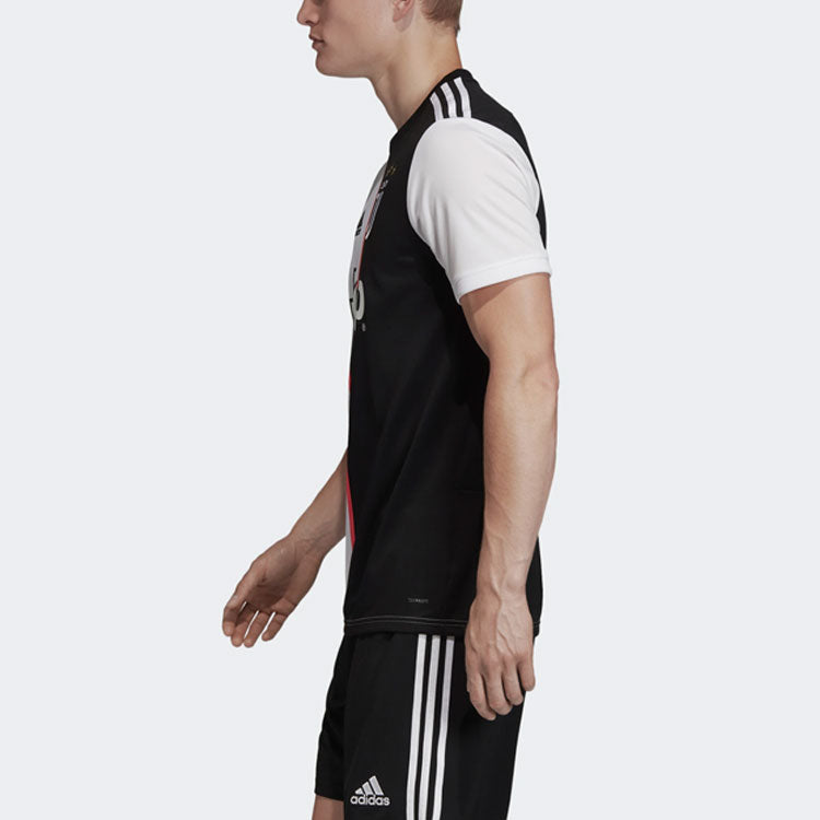 adidas Juve H Jsy Juventus Home Sports Soccer/Football tournament Jersey Short Sleeve Colorblock DW5455