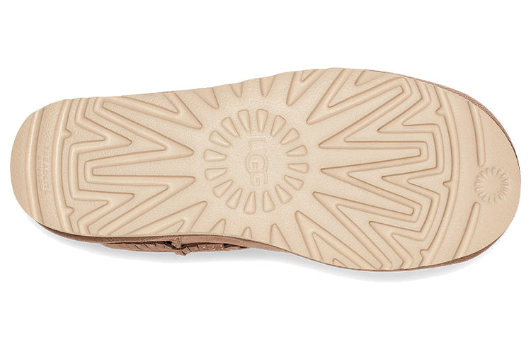 (WMNS) UGG Ultra Mini Fringe Bling 'Beige' 1121576-BCHW