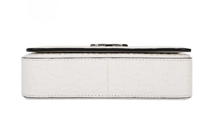 MLB Retro Full Print Monogram Series NY New York Yankees Shoulder Bag 'White Ivory' 32BGPB111-50I